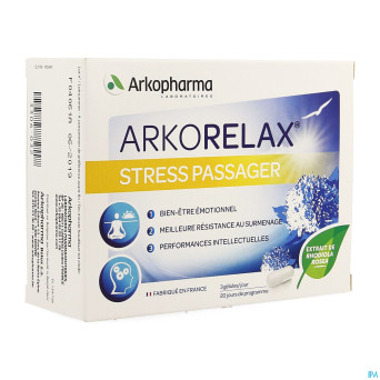 Arkorelax rhodiorelax stress blister caps  60