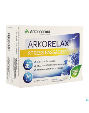 Arkorelax rhodiorelax stress blister caps  60