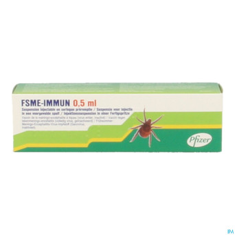Fsme immun 0,50ml susp inj ser prerempli  1