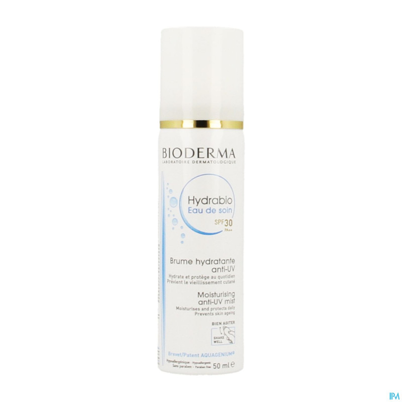 Bioderma hydrabio eau soin ip30 brume hyd.a/uv50ml
