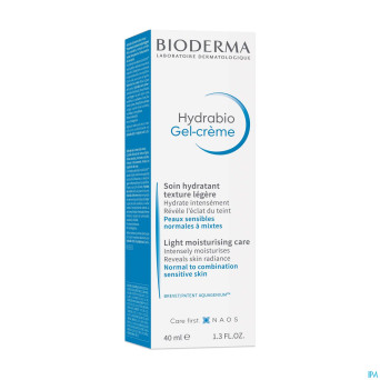 Bioderma hydrabio gel creme soin hydra legere 40ml