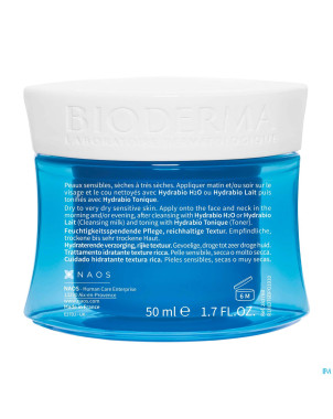 Bioderma hydrabio soin creme hydratant riche  50ml