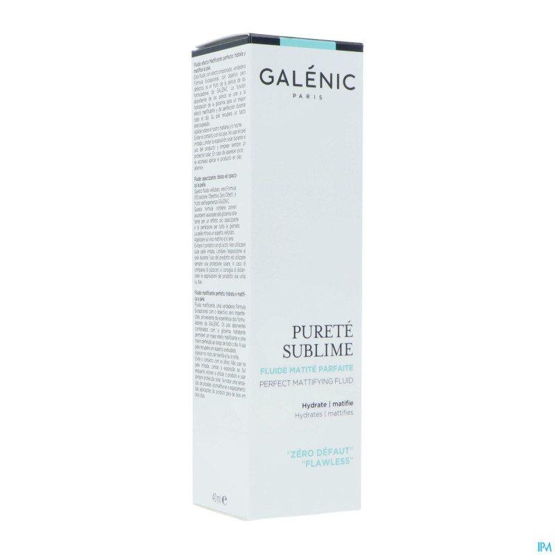 Galenic purete sublime fluide matte parfaite  40ml