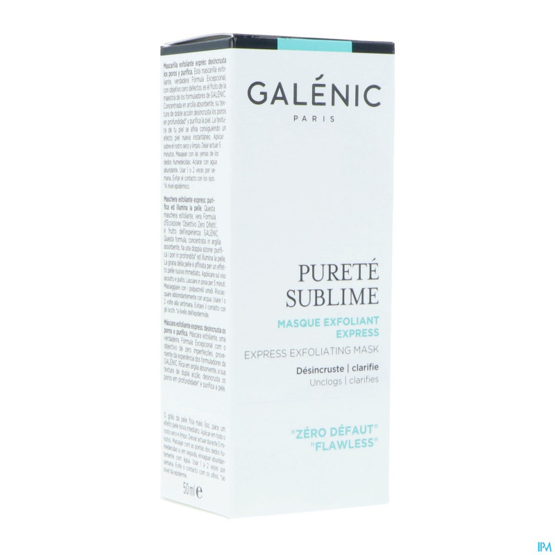 Galenic purete sublime masque exfol. express  50ml