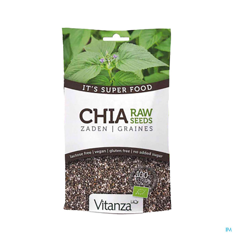 Vitanza hq superfood chia raw seeds bio    200g