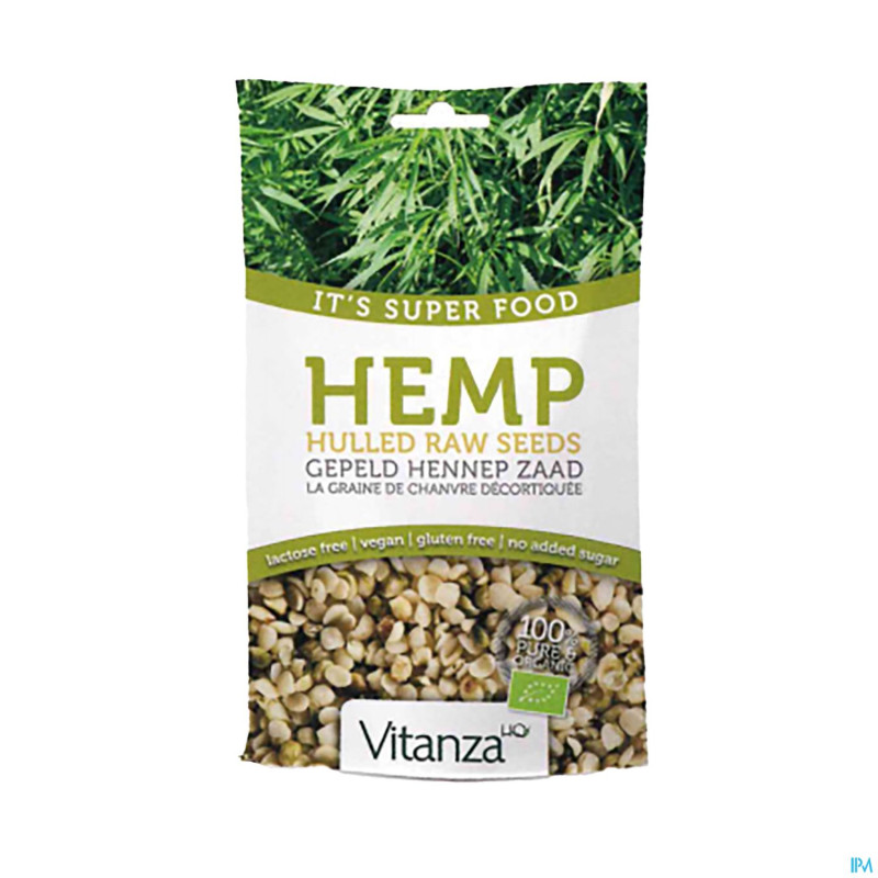 Vitanza hq superfood hemp raw seeds bio    200g