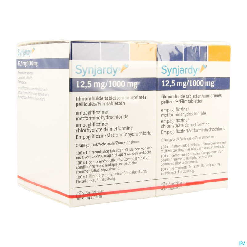 Synjardy 12,5mg/1000mg comp pell 200 x 1 ud
