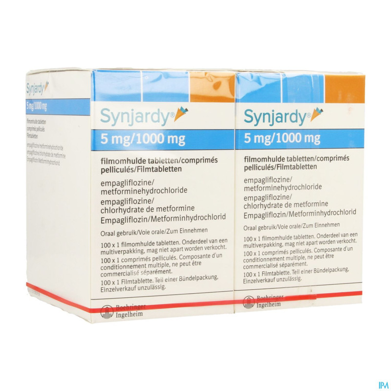 Synjardy  5,0mg/1000mg comp pell 200 x 1 ud