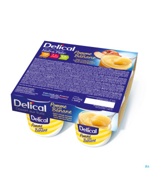 Delical nutra pote pomme banane    4x125g