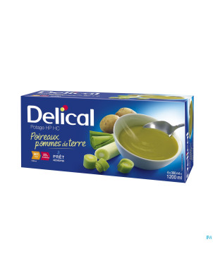 Delical potage hp hc poireaux pommes terre 4x300ml