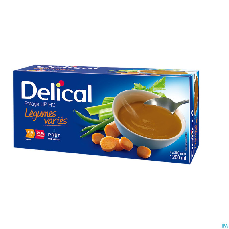 Delical potage hp hc legumes varie    4x300ml