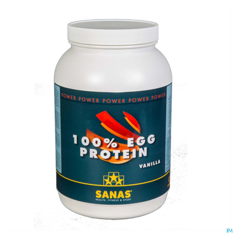 Sanas 100% egg protein pot 750g vanille