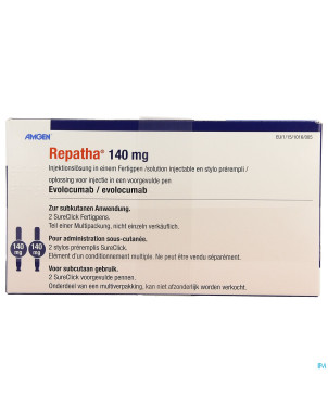 Repatha 140mg sol inj stylo prerempli 3x2