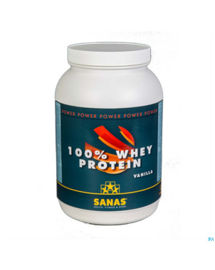 Sanas 100% whey protein pot 750g vanille
