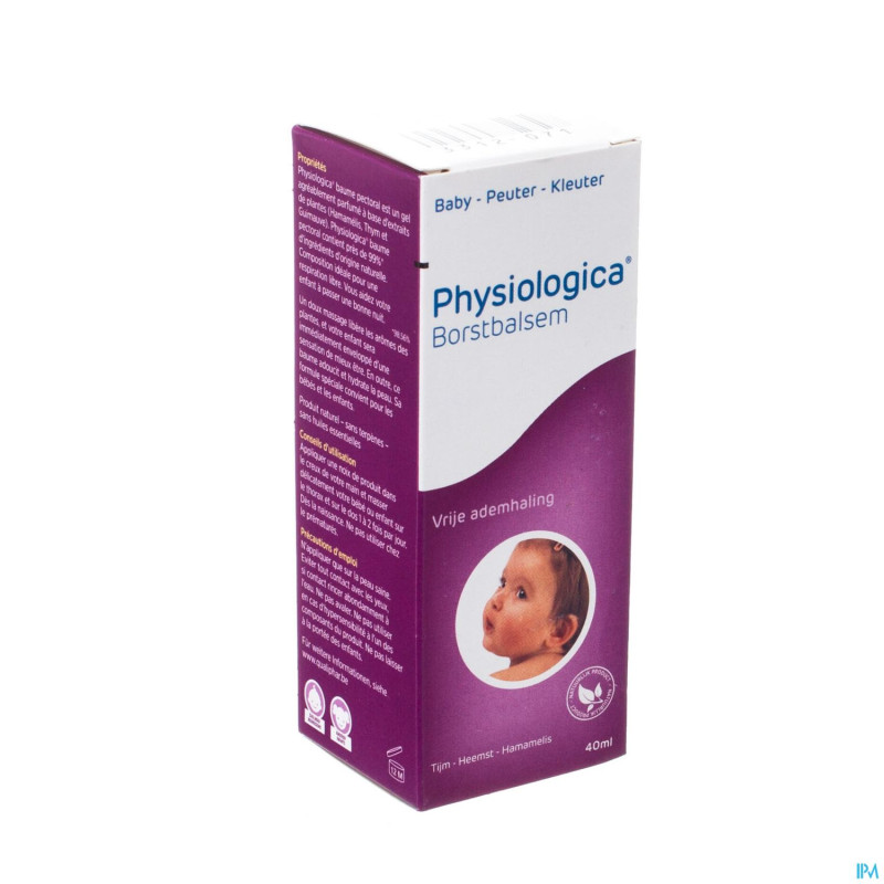 Physiologica baume pectoral 40ml
