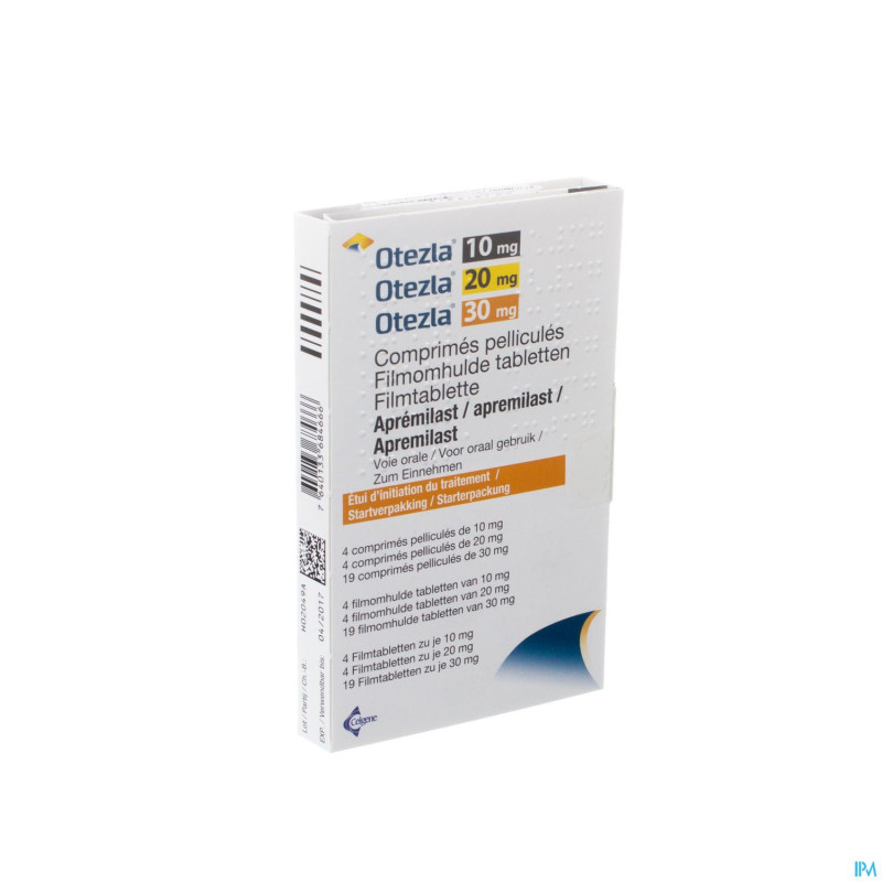 Otezla 10-20-30mg comp pell 27 etui initiation