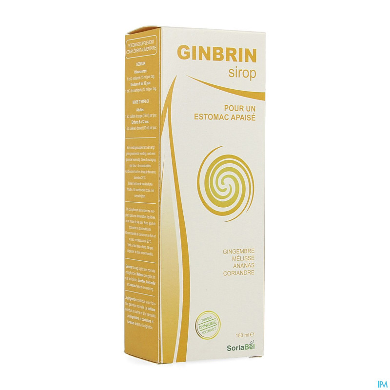 Soria ginbrin sirop    150ml cfr 4176186