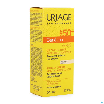 Uriage bariesun cr teintee clair ip50+    50ml
