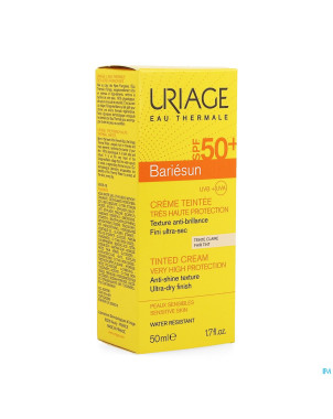 Uriage bariesun cr teintee clair ip50+    50ml