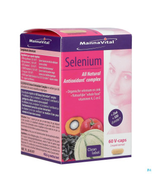 Mannavital selenium nf   v-caps  60