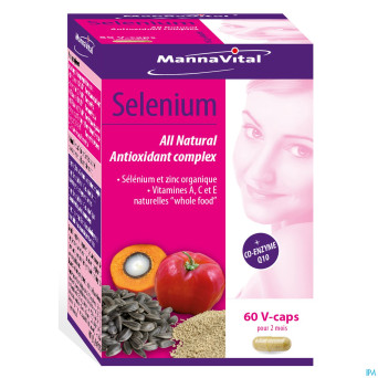 Mannavital selenium nf   v-caps  60