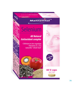 Mannavital selenium nf   v-caps  60