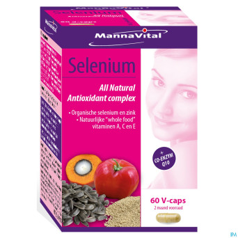 Mannavital selenium nf   v-caps  60