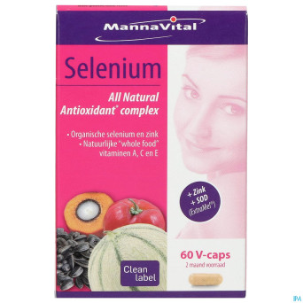 Mannavital selenium nf   v-caps  60