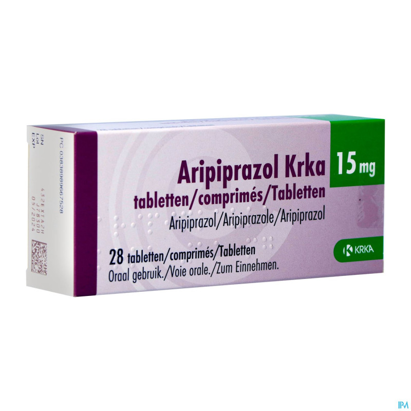 Aripiprazol krka 15mg comp 28 x 15mg