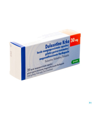 Duloxetine krka 30mg gastro resist.caps  28 x 30mg