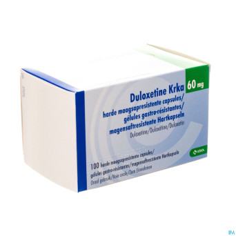 Duloxetine krka 60mg gastro resist.caps 100 x 60mg