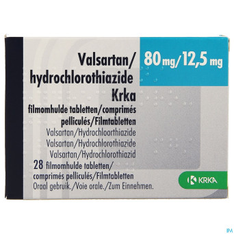 Valsartan hct krka  80mg/12,5mg comp pell  28