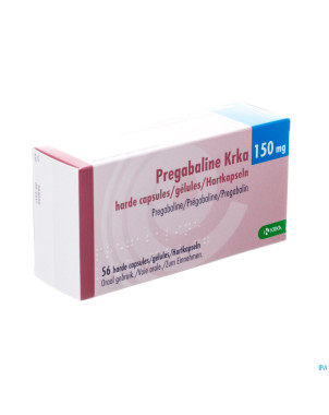 Pregabaline krka 150mg caps dur  56 x150mg
