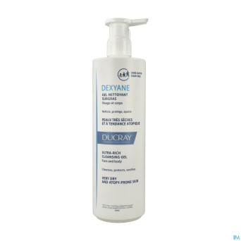 Ducray dexyane gel nettoyant surgras    400ml