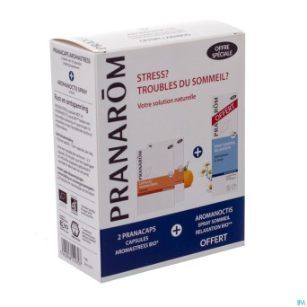 Aromanoctis spray sommeil 100ml+aromastress 2x30