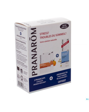 Aromanoctis spray sommeil 100ml+aromastress 2x30