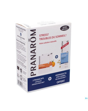 Aromanoctis spray sommeil 100ml+aromastress 2x30
