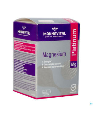 Mannavital magnesium platinum nf tabl  90