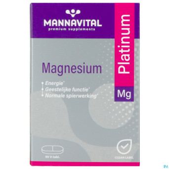 Mannavital magnesium platinum nf tabl  90