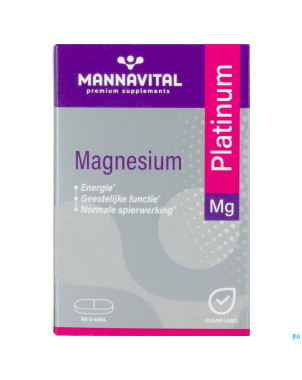 Mannavital magnesium platinum nf tabl  90
