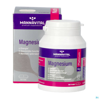 Mannavital magnesium platinum nf tabl  90