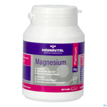 Mannavital magnesium platinum nf tabl  90