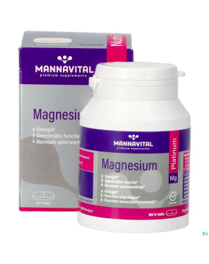 Mannavital magnesium platinum nf tabl  90