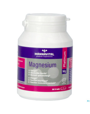 Mannavital magnesium platinum nf tabl  90
