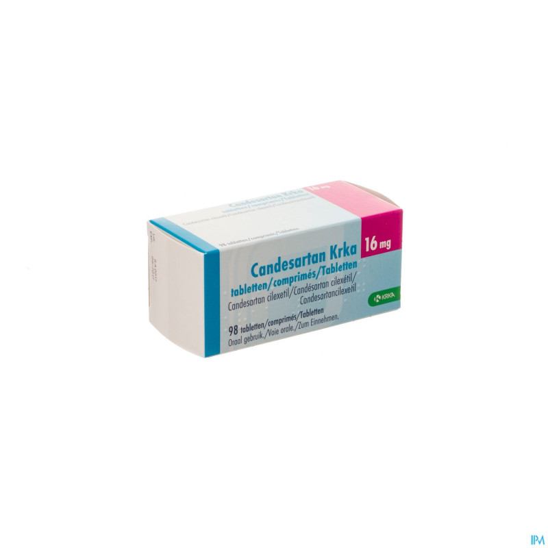 Candesartan krka 16mg tabl 98