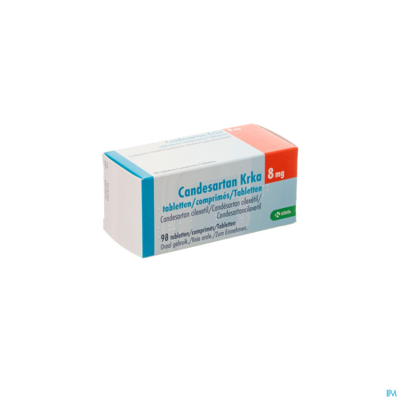 Candesartan krka  8mg tabl 98