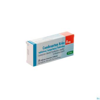 Candesartan krka  8mg tabl 28