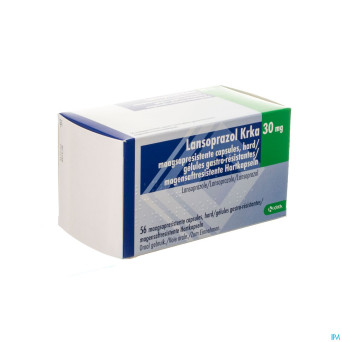Lansoprazol krka  30mg gastro res.blist. caps  56