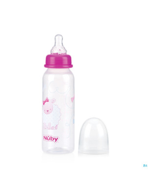 Nuby c biberon pp tet. 3v 0-12m 240ml