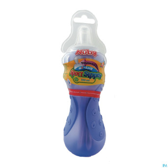 Nuby c gobelet sport sip.a/goutte paille +9m 300ml